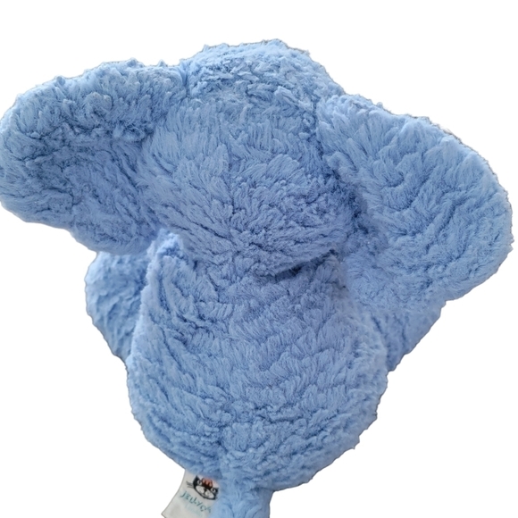 Jellycat London Fuddlewuddle blue soft plush elephant 8" stuffed animal - Picture 5 of 9
